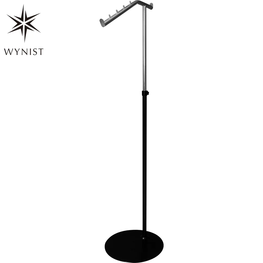 New Lamp Stand Design Clothes Hat Hanger Standing Garment Rack Metal Floor Hat Bag Hanger Hanging Rail Rack Stand