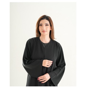 Abaya Moderna de Lujo Clásica con Rayas, de Manga Larga, para Mujer, Tendencia 2026 - Product Image 1