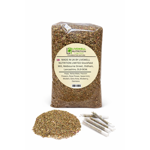 Livewell Nutrition Focus Mélange d'herbes biologiques pour fumer 200g Alternative au tabac sans tabac - Product Image 4