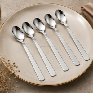 Cuillère à dîner en acier inoxydable de haute qualité, ergonomique, vente en gros au Royaume-Uni, fournitures de restauration - Product Image 1
