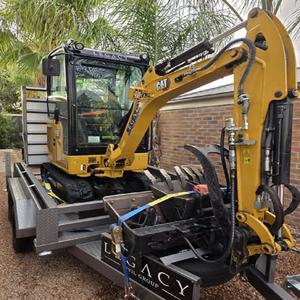 Mini-excavatrice hydraulique de 3,5 tonnes avec moteur Kubota, machine de terrassement, micro-excavatrice agricole et d'ingénierie, avec certifications CE et EPA - Product Image 4