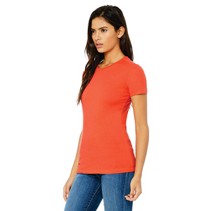 เสื้อยืดคอกลมแขนสั้นทรงคลาสสิกสำหรับผู้หญิง เสื้อยืดคอกลมแขนสั้นแขนยาวทรงเข้ารูปสำหรับผู้หญิง เสื้อทูนิค เสื้อยืด - Product Image 2