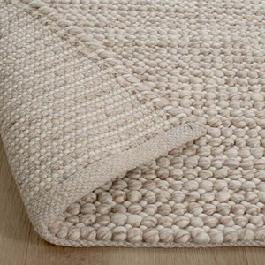 Tapis épais multicolore gris beige, tissé à la main, moderne, rayé, texturé, pour salon, chambre, décoration intérieure, revêtement de sol - Product Image 5