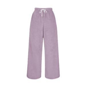 Pantalones de Pijama Térmicos de Felpa para Mujer, Pantalones de Pijama Afelpados y Cálidos para Invierno, Pantalones de Descanso de Felpa para Dormir - Product Image 1