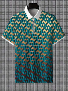 Nouvelle mode T-shirt d'été pour hommes, vêtements de sport décontractés à manches longues, t-shirt en coton Slim Fit, polos respirants, polos pour hommes - Product Image 6