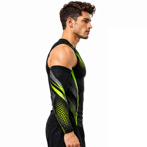 Mangas Deportivas Personalizadas para Hombre, Compresión, Running, Fitness, Ciclismo, Transpirables, Elásticas, Soporte de Entrenamiento, Protección - Product Image 1