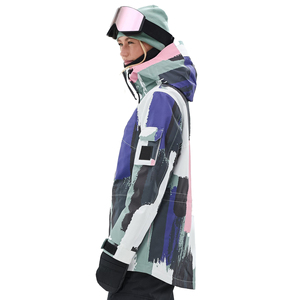 Veste de ski d'hiver pour femmes, imperméable, coupe-vent, thermique, rembourrée, respirante, pour le snowboard, les sports de montagne en plein air - Product Image 2