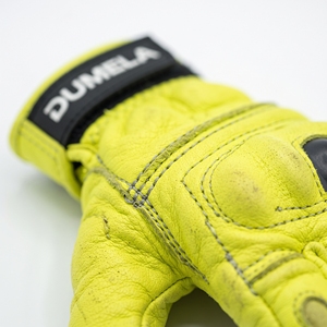 DUMELA INTERNATIONAL Leather Full-Finger Motorbike <b>Gloves</b>-Breathable Wrist Support <b>Touchscreen</b> Needle Detection Four Seasons Use - Product Image 2