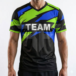 قميص كرة قدم بالجملة مع شعار، طقم قميص كرة قدم سريع الجفاف، ملابس رياضية عالية الجودة، قميص كرة قدم للرجال - Product Image 2