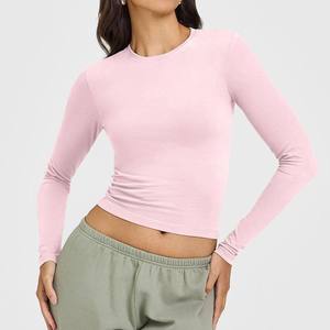 Custom Logo Lightweight Breathable Plus Size Athletic Fitness <b>Yoga</b> Top Long Sleeve Zipped <b>Jacket</b> Women Four-Way Stretch Sports - Product Image 1