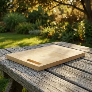 Planche à découper en bois de forme rectangulaire pour la cuisine - Product Image 3