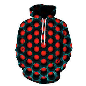 Sweat-shirts à capuche pour hommes avec poches, en molleton de polyester et coton, respirants et à séchage rapide, avec impression 3D de votre propre logo - Product Image 6