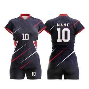 เสื้อวอลเลย์บอลคอกว้าง แขนสั้น ผ้าโพลีเอสเตอร์ แบบยูนิเซ็กซ์ สกรีนลายไล่สี ระบายเหงื่อได้ดี ทรงปกติ รับผลิตตามแบบทีม - Product Image 5