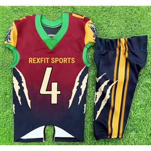Nouvel ensemble uniforme de football américain personnalisé 2026 – Maillot et pantalon sublimés – Fabricant OEM d'uniformes sportifs par sublimation - Product Image 5