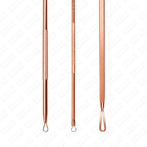 Professional 3 Piece Stainless Steel Blackhead Remover Kit Acne Extractor <b>Tools</b> for Facial Blemish and Pore Care - Product Image 5