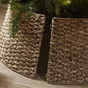 ของตกแต่งคริสต์มาสสไตล์โบโฮ ปลอกคอต้นคริสต์มาสจากหญ้าทะเล กระโปรงต้นคริสต์มาสจากผักตบชวาธรรมชาติ ผู้ค้าส่งชาวเวียดนาม KingCraftViet - Product Image 6