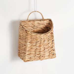Cesta Colgante de Jacinto de Agua para Pared, Cesta Tejida Multiusos para Puerta Principal, Hogar, Jardín, Despensa, Decoración Rústica de Granja - Product Image 2