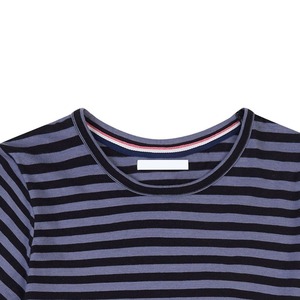 T-shirt pour femme en coton doux à manches courtes, col rond, confortable, léger, style été - Product Image 5