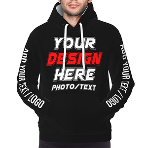 Sudadera con Capucha para Hombre, Diseño Personalizado con Estampado, Manga Larga, Logotipo con Texto, Ropa Casual de Otoño, Corte Regular, Tejido de Poliéster - Product Image 4
