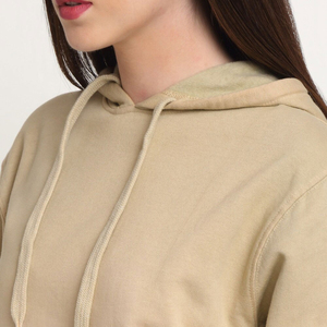 Sweat-shirt à capuche surdimensionné pour femme, couleur dégradée, manches longues, tricot en coton, vêtement d'automne respirant avec poches - Product Image 5