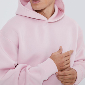 Sweat à capuche pour homme en coton 100% pour l'automne et l'hiver, coupe classique, doublure en polaire, poche double, design uni, vente en gros OEM - Product Image 5