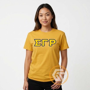 เสื้อยืดลำลองสำหรับผู้หญิง GREEK TREASURES Sigma Gamma Rho Sorority ผ้าฝ้าย 100% ระบายอากาศได้ดี ป้องกันรอยยับ เป็นมิตรกับสิ่งแวดล้อม เหมาะสำหรับฤดูร้อน ขายส่ง - Product Image 2