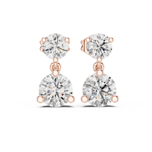 Infinite CUBIC ZIRCONIA 18K GOLD Pendientes de aro de diamantes para mujer - Product Image 1