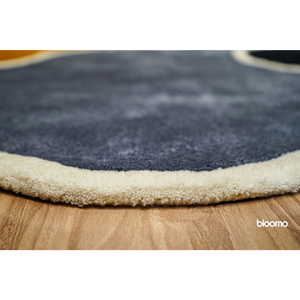 Tapis en laine tuftée en gros, tapis géométrique moderne avec envers en coton pour salon, fournisseur - Product Image 1