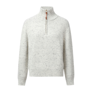 Suéter de Lana Premium para Hombre, Suave y Grueso, Tejido de Invierno, con Patrón a Rayas y Decoración de Encaje, 530g de Peso de Tela, OEM ODM - Product Image 1