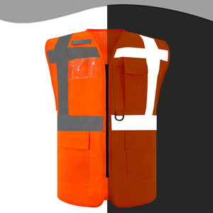 Chaleco de Seguridad Premium de Alta Visibilidad, Ropa Reflectante para Construcción, Trabajos Viales, Personal de Seguridad, Equipo de Almacén - Product Image 4