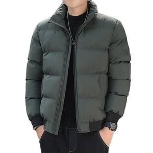 Chaqueta Acolchada de Invierno para Hombre, a la Moda, Casual, de Algodón, Cortavientos, con Estampado de Letras - Product Image 2