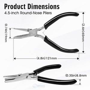 Stainless Steel <b>Wire</b> Looping Pliers Jewelry Making Tools Concave <b>Wire</b> Bending Plier Precision <b>Craft</b> Tool Jewelry Design Repair - Product Image 5