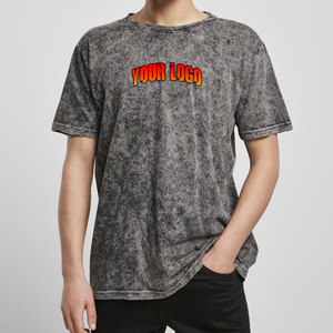 Camiseta Vintage Personalizada con Lavado Ácido para Hombre, Camiseta Oversize de Algodón Grueso Desgastado, 100% Algodón para Hombre - Product Image 5