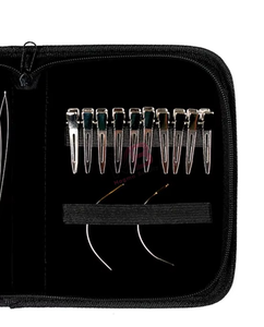 MAGMA BEAUTY Kit de pinces à extensions de cheveux en acier inoxydable à maintien fort pour usage commercial - Product Image 6