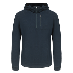 Ensemble de survêtement court en molleton tricoté élégant pour l'hiver, imprimé, 100 % coton, deux pièces, pour homme, avec sweat à capuche et short ajusté - Product Image 1