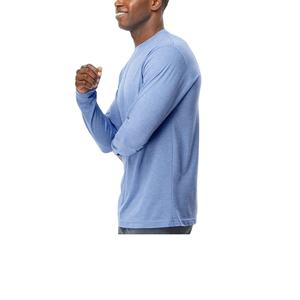 T-shirt 100% coton de qualité supérieure pour tissu pour hommes T-shirt vierge à manches longues brodé sur mesure exportation de BD - Product Image 6