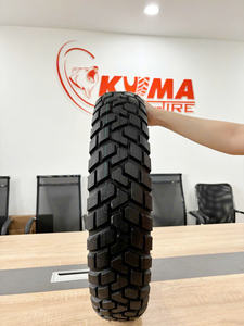 ยางมอเตอร์ไซค์แบบไม่มียางใน KUMA K525 รุ่นใหม่ ประสิทธิภาพการยึดเกาะสูง ลายดอกยางลึก กันลื่น ขนาด 110/90-16 สำหรับขับขี่ออฟโรด/ทางลูกรัง - Product Image 4