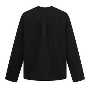 เสื้อยืดเฮนลีย์คุณภาพพรีเมียมทรงสลิมฟิต แขนสั้น ผ้าฝ้ายเรียบ ปิดกระดุม เสื้อยืดเฮนลีย์ผู้ชาย - Product Image 2
