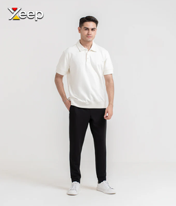เสื้อเจอร์ซีย์แขนยาวผู้ชาย XEEP แบบสั่งทำพิเศษ ผ้าโพลีเอสเตอร์/คอตตอนถัก ปักลาย ซิปด้านหน้า น้ำหนัก 180 กรัม - Product Image 2