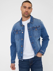 Nouvelle veste en jean pour homme, style streetwear d'hiver, broderie, fermeture à boutons, écologique et respirante, personnalisable en coton - Product Image 5