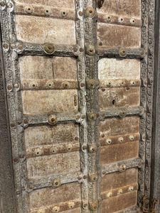 Paneles de Puerta de Madera Maciza Antiguos con Marco Tallado a Mano, Duraderos y Ecológicos para Puerta Principal de Villa de Lujo, Uso en Sala de Estar Exterior - Product Image 5