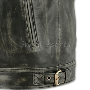 Chaqueta de Cuero Premium para Hombre, Prenda Exterior Elegante y a la Moda, Chaqueta de Invierno a Precio de Mayoreo con Logotipo Personalizado - Product Image 4