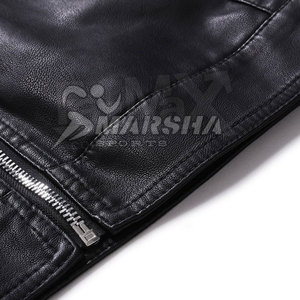 2026 Solid Color Latest Design <b>Men</b> <b>Leather</b> <b>Jacket</b> Streetwear New Fashion Windproof <b>Men</b> <b>Leather</b> Winter <b>Jacket</b> - Product Image 6