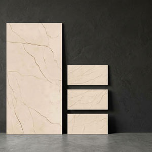 Carreaux de porcelaine beige perle Vistaar 600x1200mm, adhésifs pour briques réfractaires, pour projets de revêtements de sol extérieurs et salons. - Product Image 1
