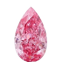 Avina Jewels Diamant de laboratoire fantaisie vif certifié IGI, taille poire 0,62 ct, percé au laser OMN-P471 pour la fabrication de bijoux