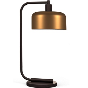 20.5 Inch Tall Designer Table <b>Lamp</b> Blackened Bronze Brass Metal Shade Elegant Desk <b>Lamp</b> for Home Decoration - Product Image 1