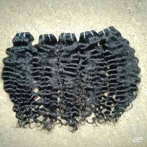 Extensiones de Cabello Humano Virgen Indio Ondulado Remy, Tejido de Cabello de Una Sola Capa, Doble Trama a Máquina - Product Image 2