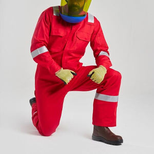 Combinaison de travail réfléchissante pour mécanicien, vêtement de sécurité une pièce en polyester et coton, vente en gros - Product Image 4
