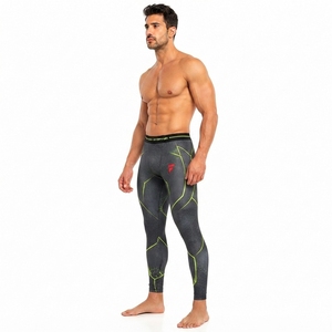 Fit <b>For</b> <b>Gym</b> Running <b>Men</b> <b>Legging</b> Premium Training Wear Flexible Breathable Material Comfortable Construction Lightweight Athletic - Product Image 3
