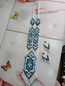 Meilleure vente : Collier de jardinage/artisanat/ukrainien, collier Massai/africain, pour mariage, pour cadeau, bijoux multicolores pour offrir - Product Image 6